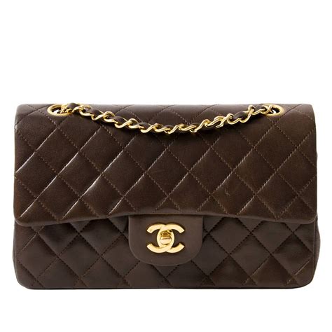 small brown chanel bag|authentic chanel bag price.